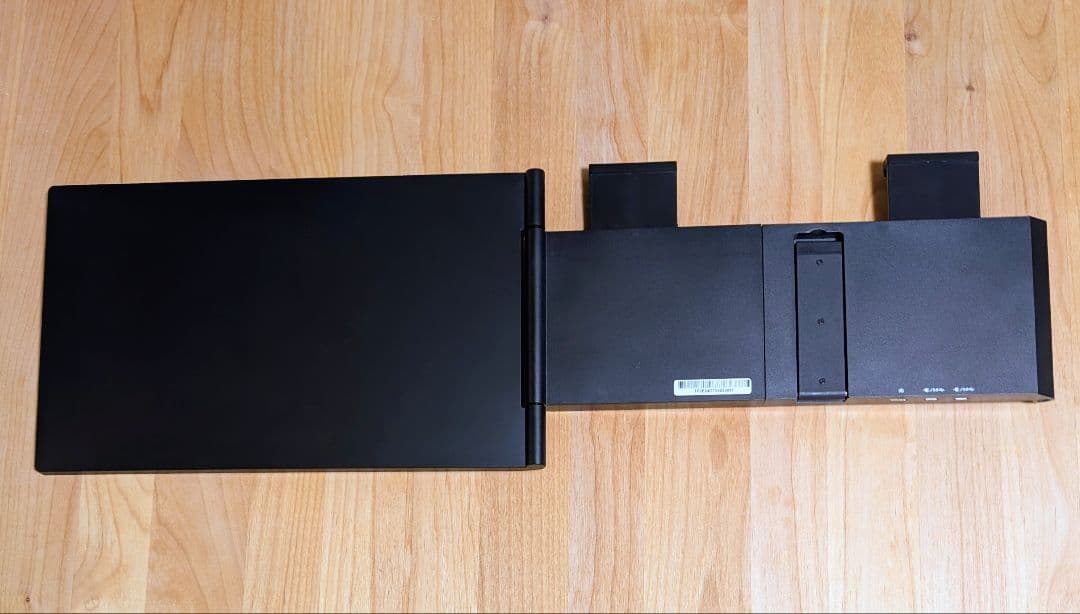 ノートPC装着型モバイルモニター　ALW-E24D