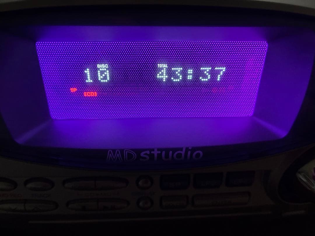 【SHARP】 MD MD-F150 CDラジカセ 動作品