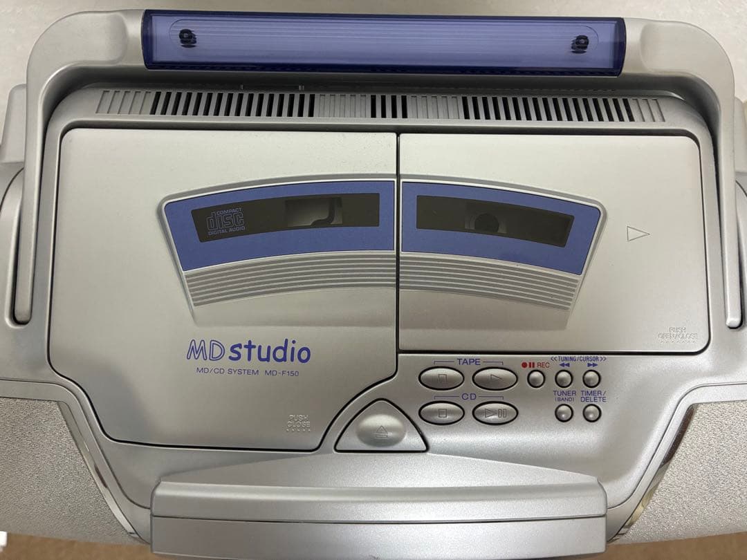 【SHARP】 MD MD-F150 CDラジカセ 動作品