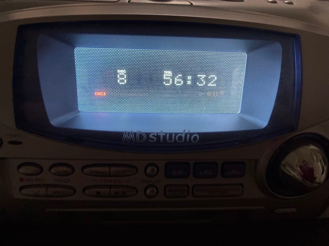 【SHARP】 MD MD-F150 CDラジカセ 動作品