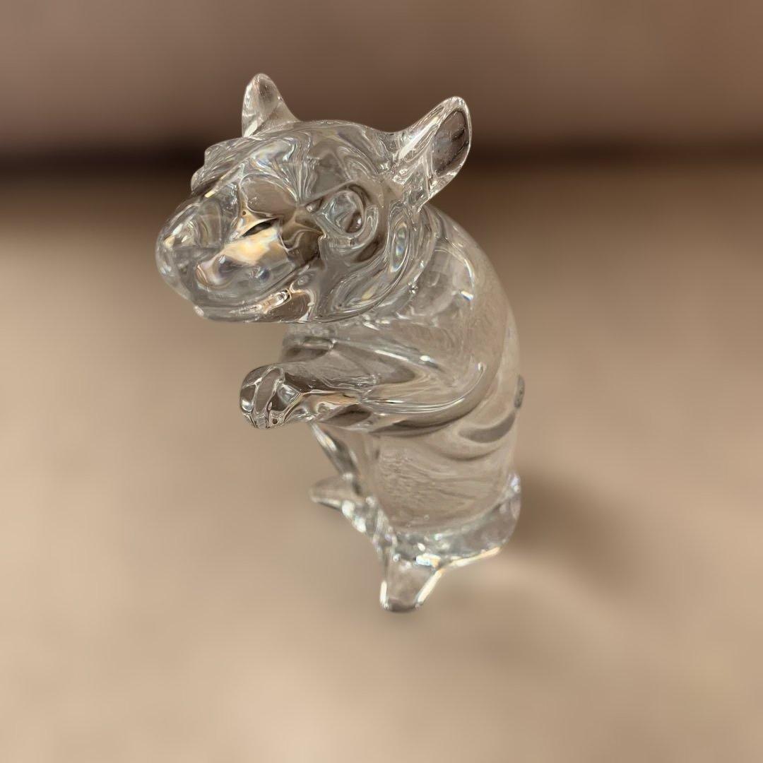 baccaratクリスタルガラス ネズミ 美品