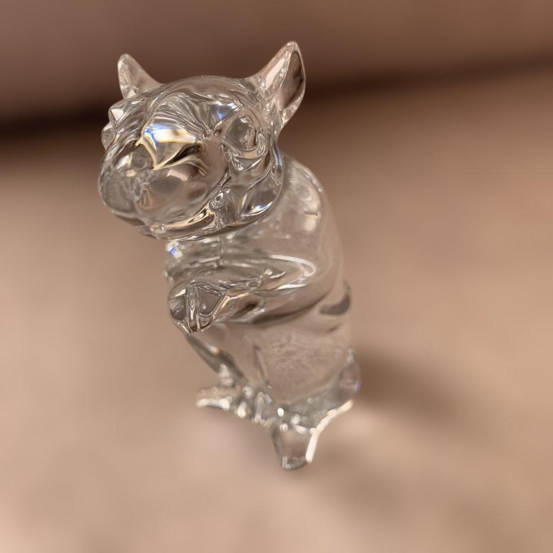 baccaratクリスタルガラス ネズミ 美品
