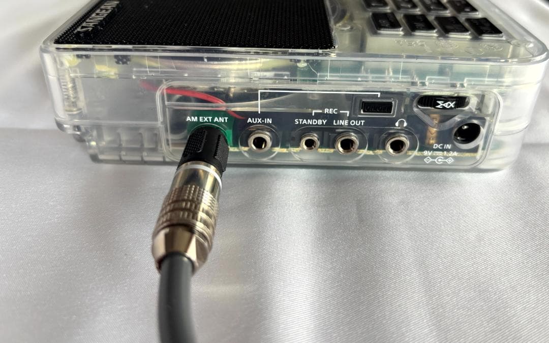 【極美品・自作ATT付】Sangean ATS-909X2J-CL クリアモデル