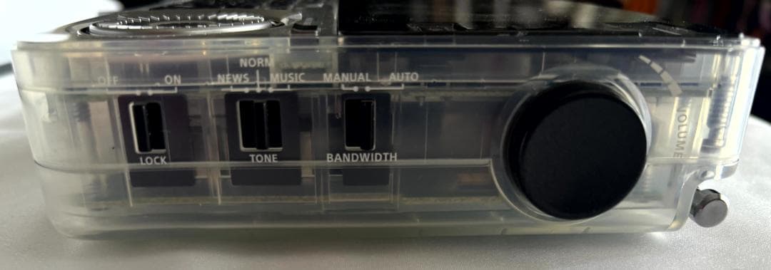 【極美品・自作ATT付】Sangean ATS-909X2J-CL クリアモデル