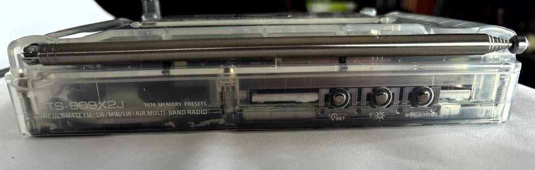 【極美品・自作ATT付】Sangean ATS-909X2J-CL クリアモデル
