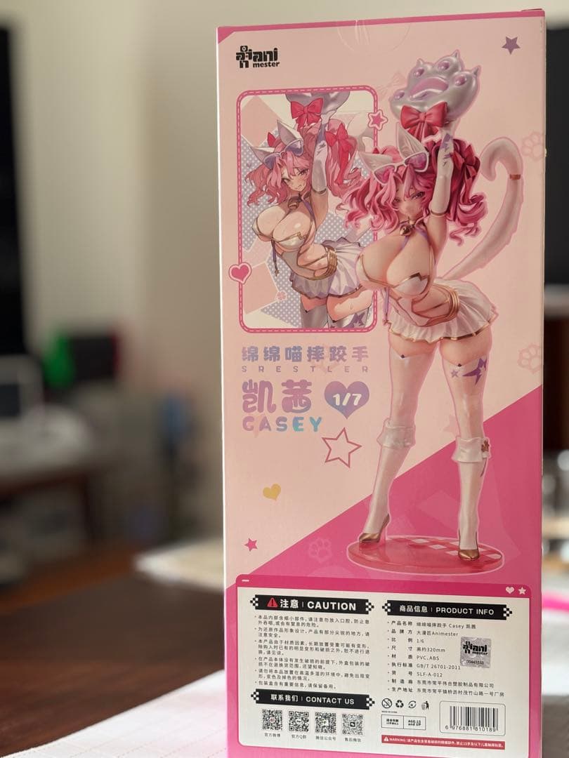 【特典】にゃんにゃん女子レスラー ケイシー 1/6 完成品フィギュア(新品)