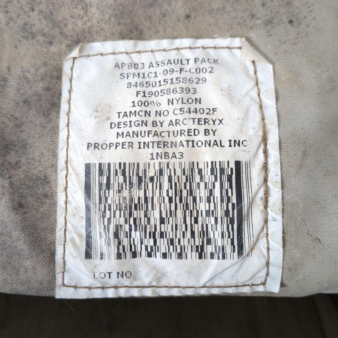 米軍実物　ARCTERYX アークテリクス　アサルトパック　③