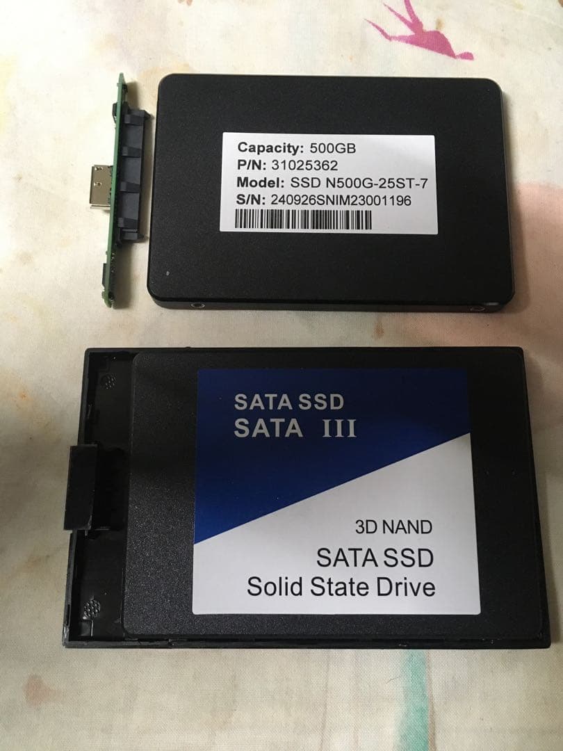 buffalo SSD-PG500U3ポータブルSSD 2TB 0時間６回