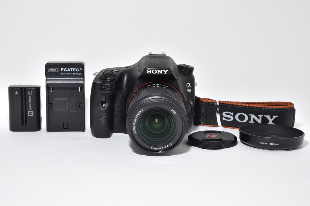 美品 Sony a58 スマホ転送OK レンズキット #9488