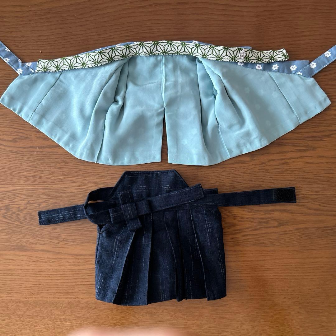 B110 ダッフィー &シェリーメイ ハンドメイド 袴コスチューム