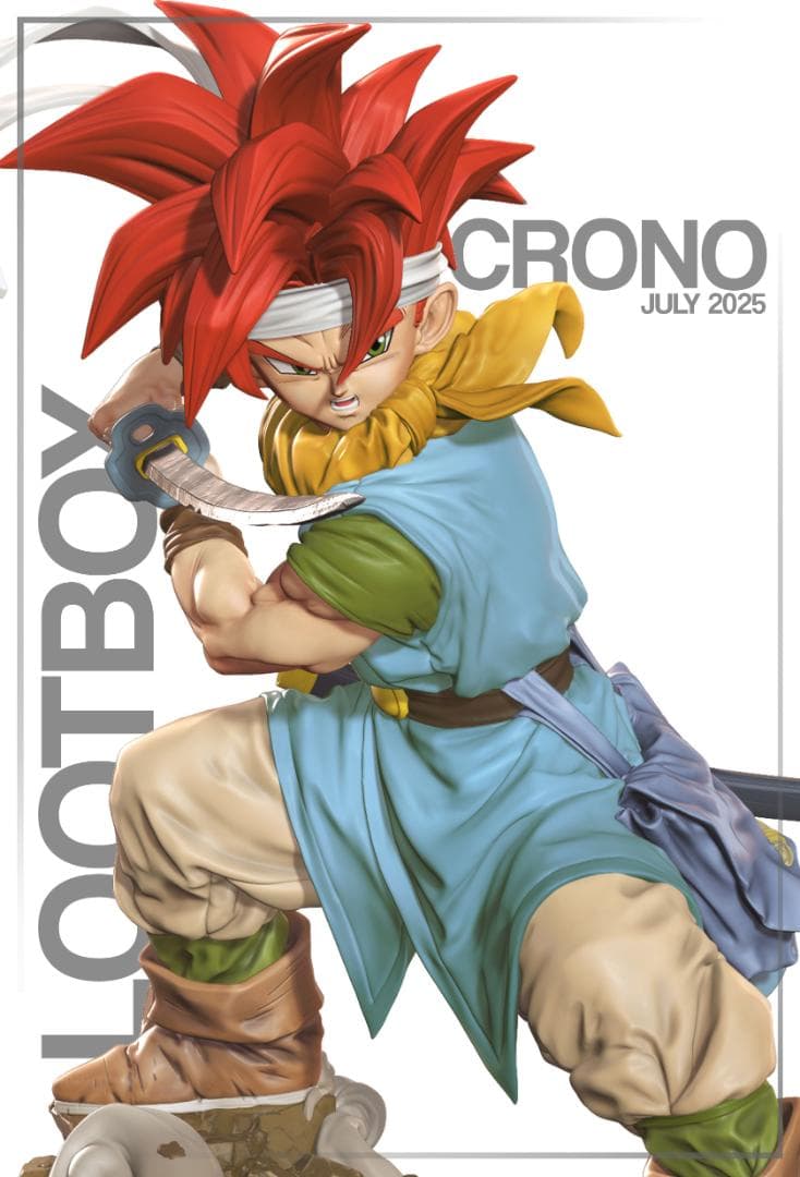 カエル (クロノトリガー) 1/10 未塗装未組立 フィギュア ガレージキット