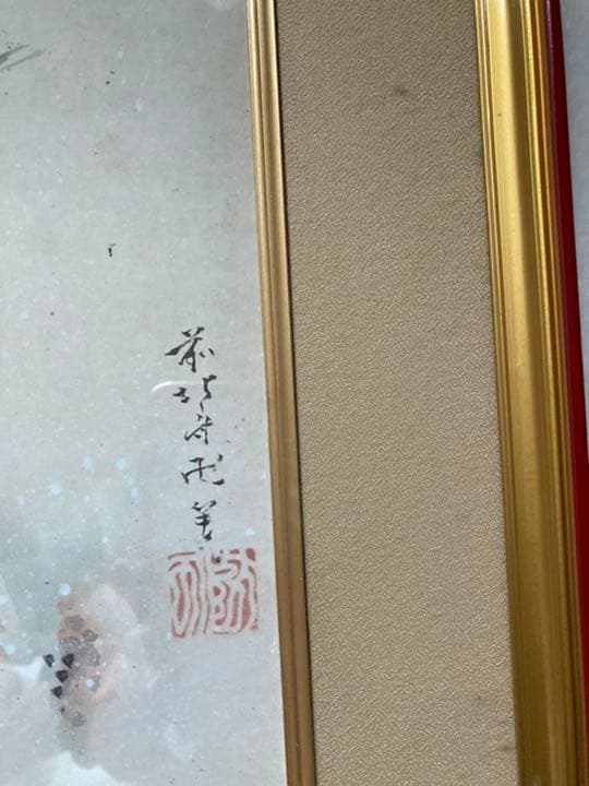 鳥の色紙です。