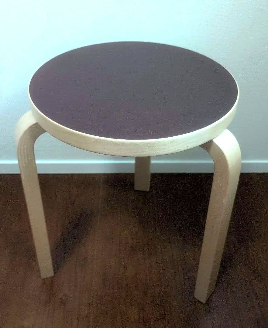 Artek Stool60　リノリウム　3本脚　バーガンディー　scope別注