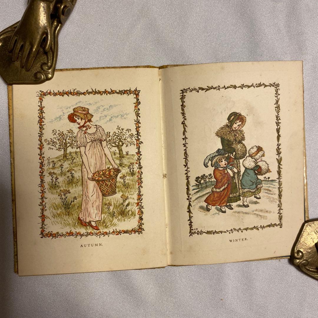 1883年　年鑑カレンダー　ケイト・グリーナウェイ　アンティーク　ヴィンテージ