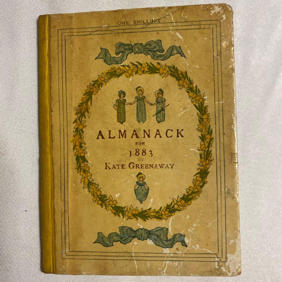 1883年　年鑑カレンダー　ケイト・グリーナウェイ　アンティーク　ヴィンテージ