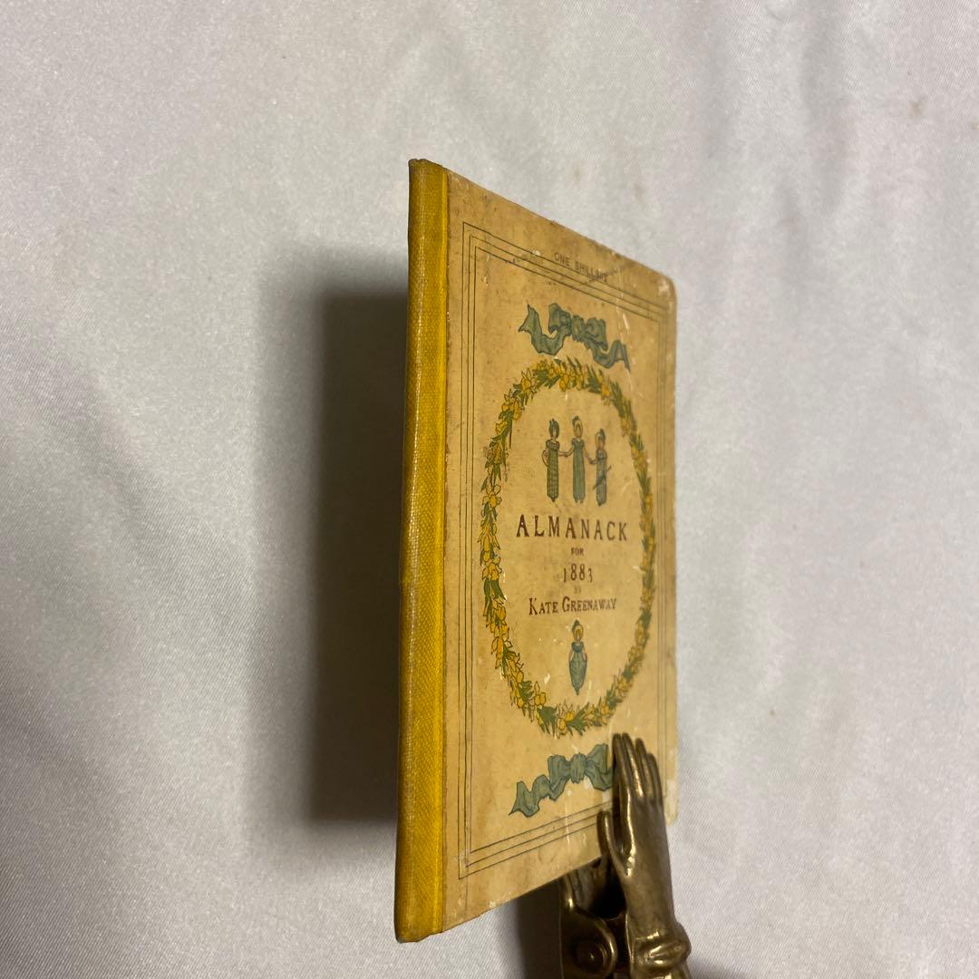 1883年　年鑑カレンダー　ケイト・グリーナウェイ　アンティーク　ヴィンテージ