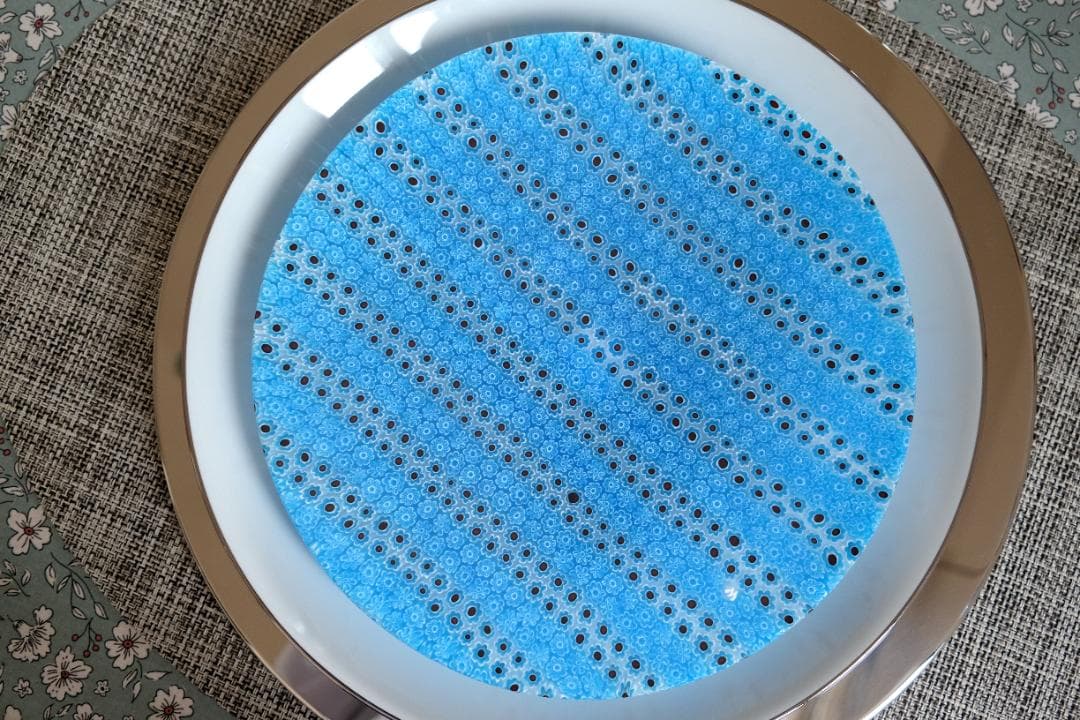 ベネチアンガラス プレート ミルフィオリ 検/竹中悠記 田子美紀 江波冨士子