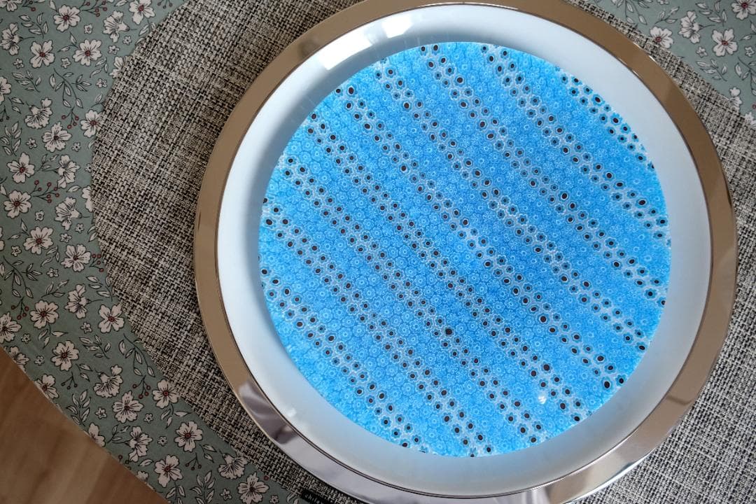 ベネチアンガラス プレート ミルフィオリ 検/竹中悠記 田子美紀 江波冨士子