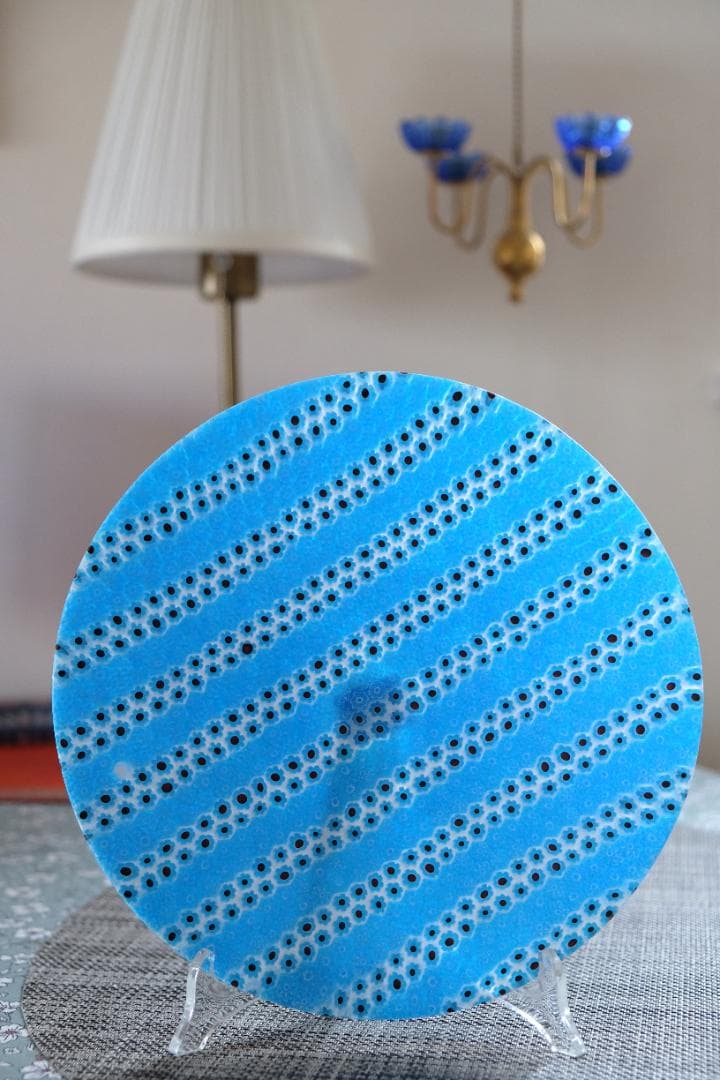 ベネチアンガラス プレート ミルフィオリ 検/竹中悠記 田子美紀 江波冨士子