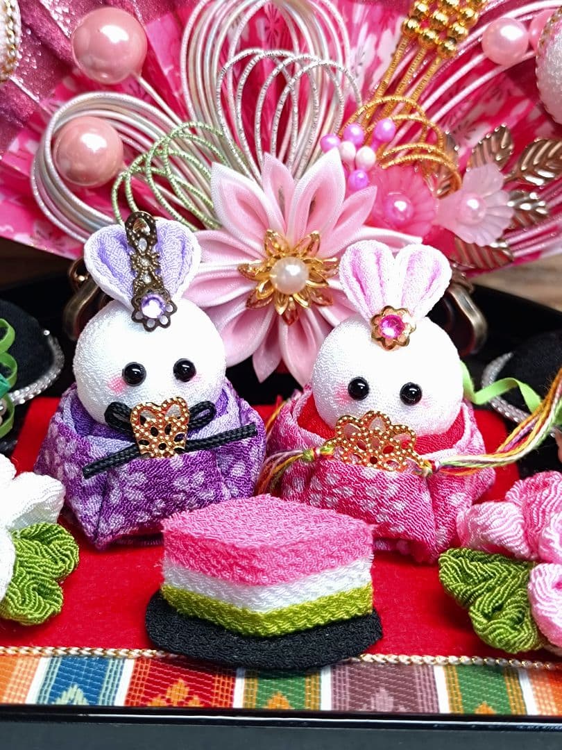 ♦10*13♦2026♦★節分飾り*つまみ細工*仲良し鬼さん飾り★♦他…♥