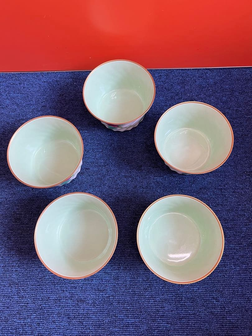 1392  香蘭社　金彩　小鉢　5客　未使用