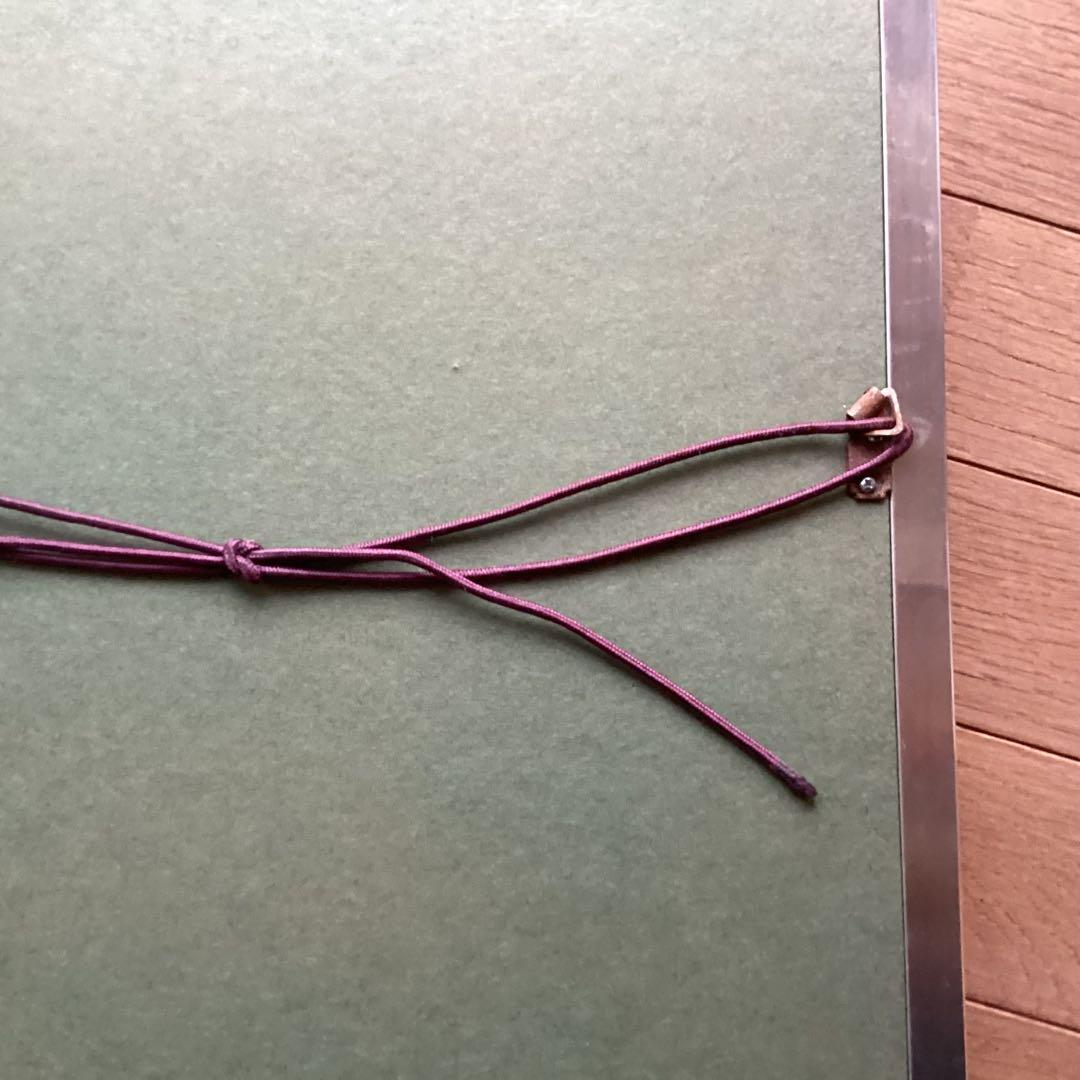 陶板画　額入り　海　海岸　波