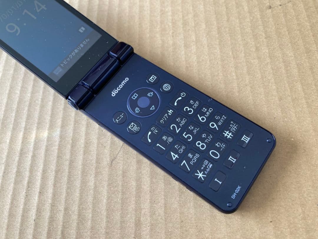 美品 K587 ドコモ AQUOSケータイ SH-02K ガラホ simフリー
