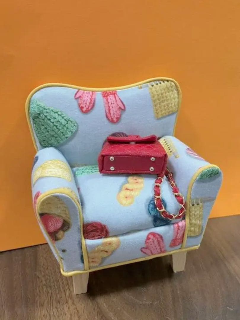★ハンドメイド★ ミニチュア 2wayキルティングバッグS レッド ドール用