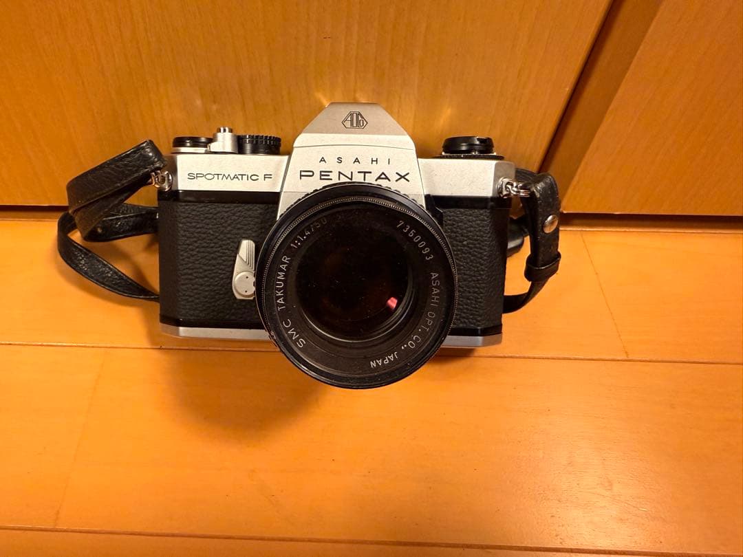 【希少な純正革カバー付】PENTAX SPF SPOTMATIC F