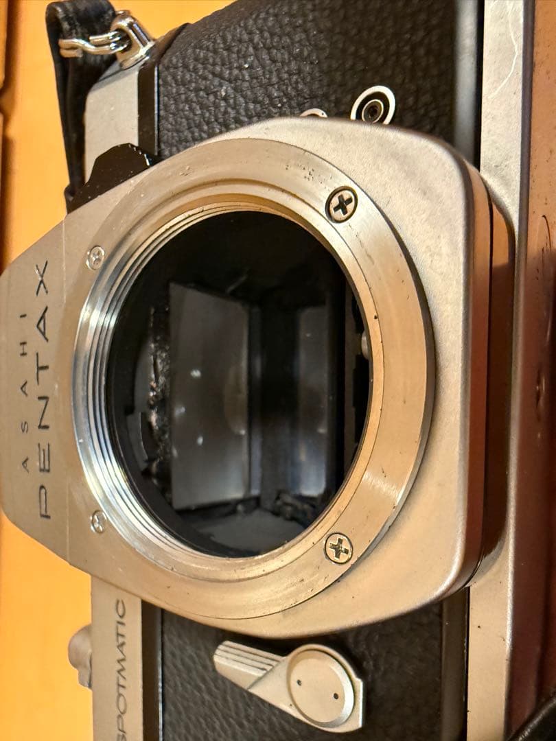 【希少な純正革カバー付】PENTAX SPF SPOTMATIC F