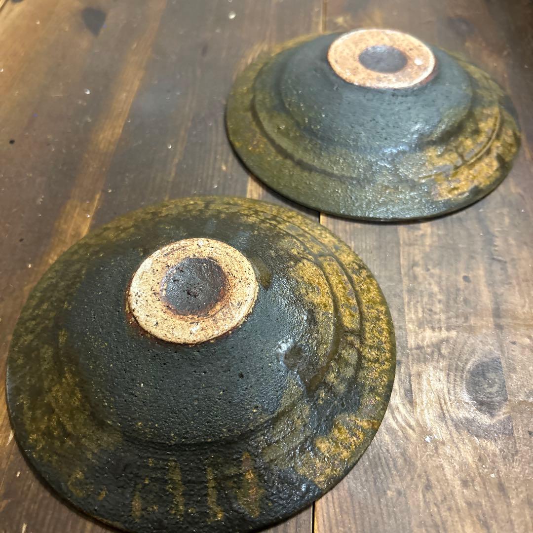 作家　陶芸作家　5寸皿　２枚
