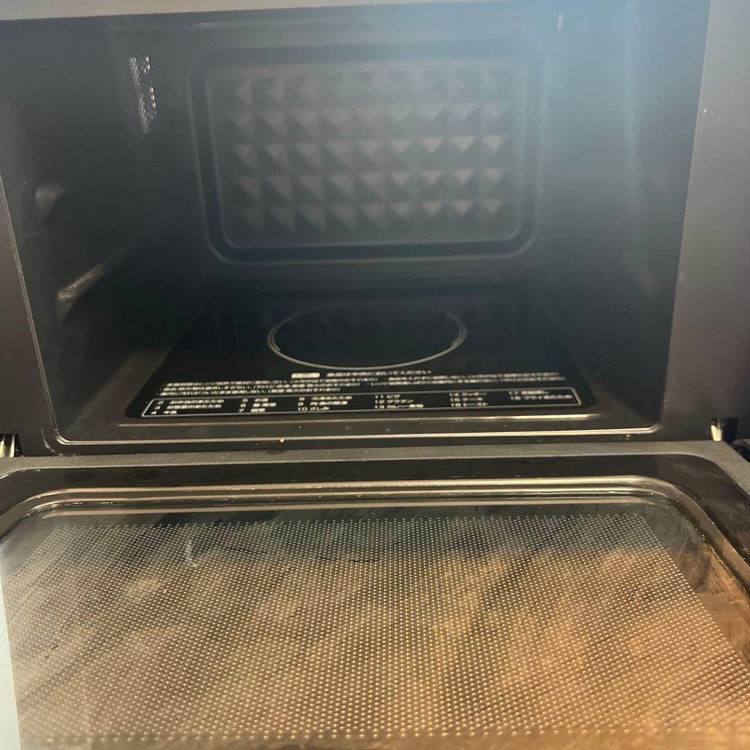 山善 オーブンレンジ 黒