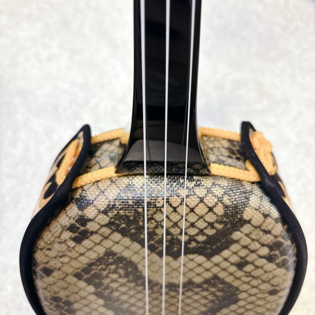 沖縄三線 ソフトケース 爪 替え弦付き 初心者 入門 弦楽器 和楽器 人工革 蛇