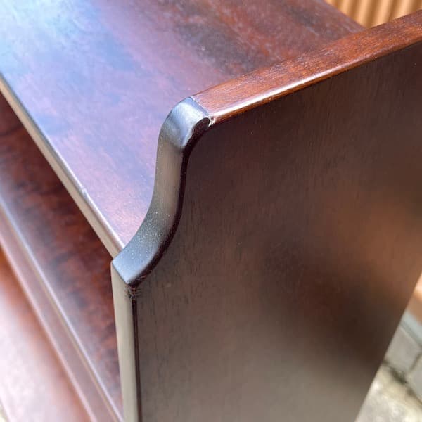 イギリスビンテージ　STAG社　オープンブックシェルフ　本棚　ラック