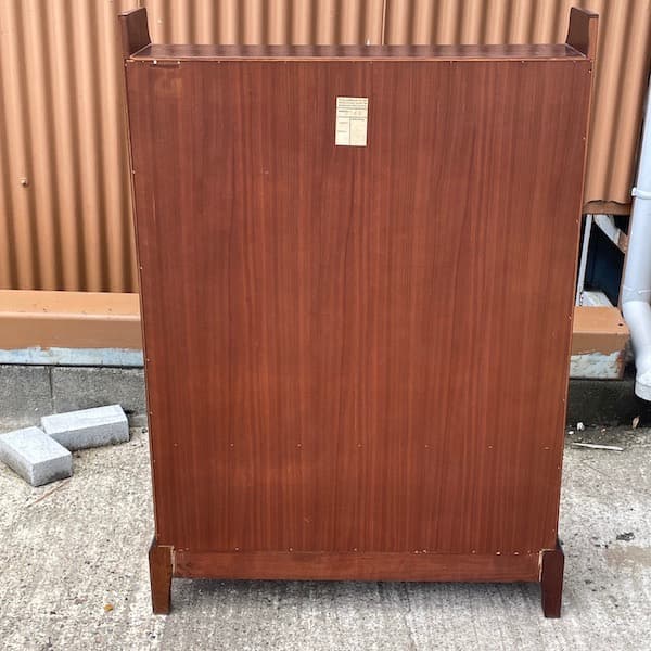 イギリスビンテージ　STAG社　オープンブックシェルフ　本棚　ラック