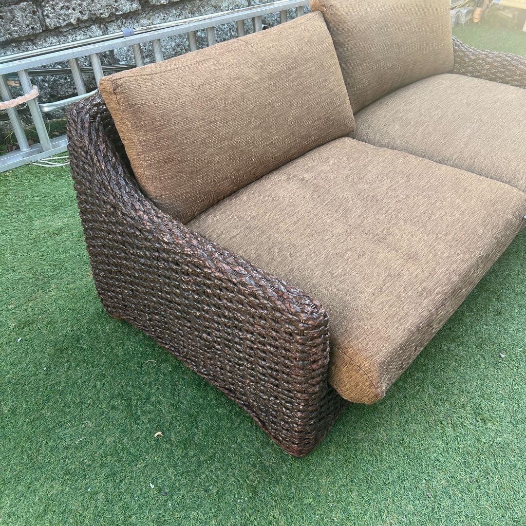 【横浜市内配達】ウォーターヒヤシンス 幅178cm ソファ @CBi アクビィ