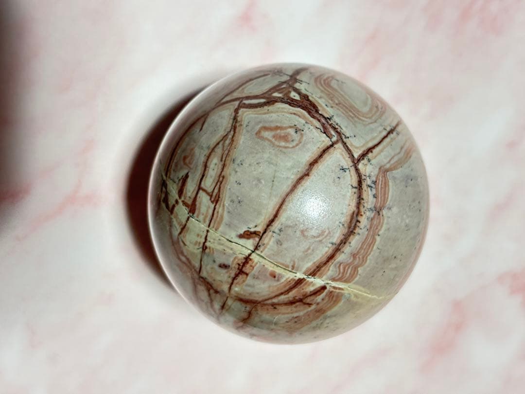 ピクチャージャスパー　スフィア　高品質　ハイグレード　かわいい