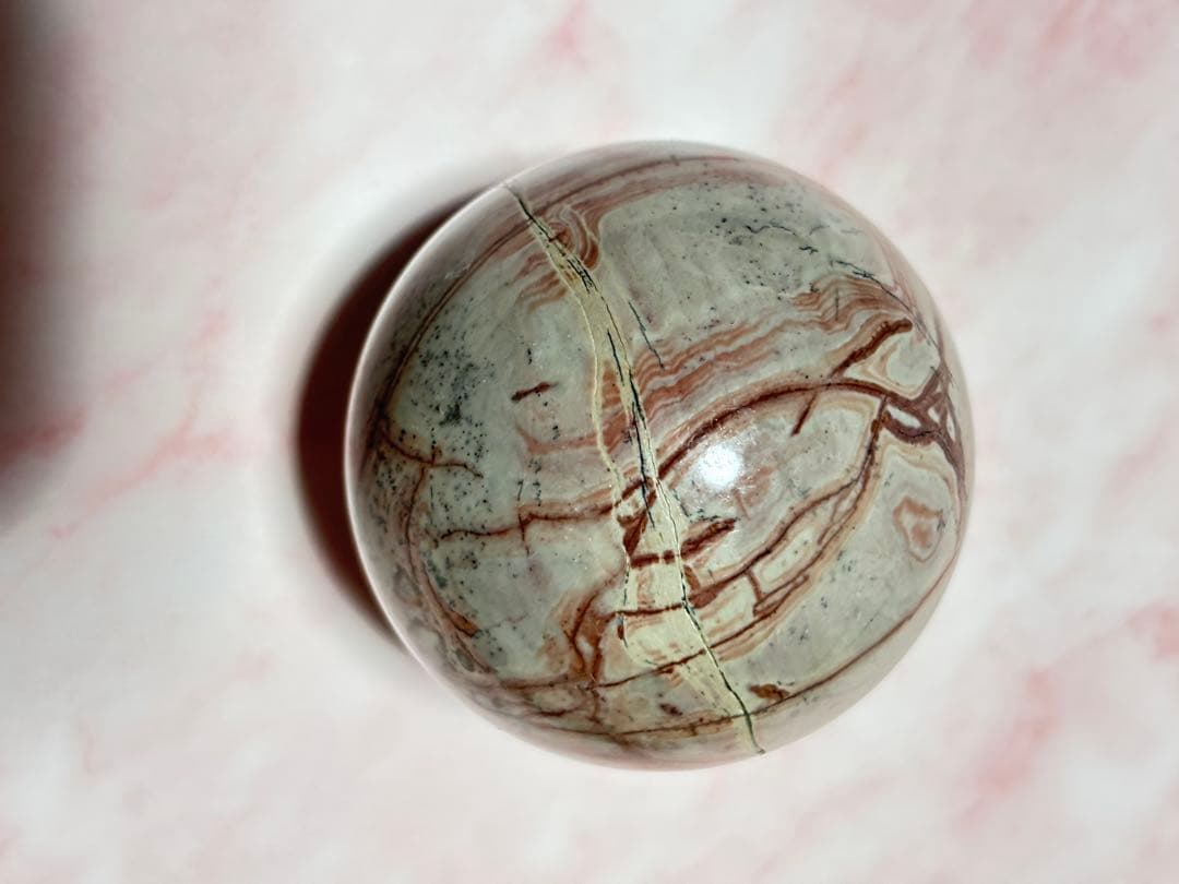 ピクチャージャスパー　スフィア　高品質　ハイグレード　かわいい