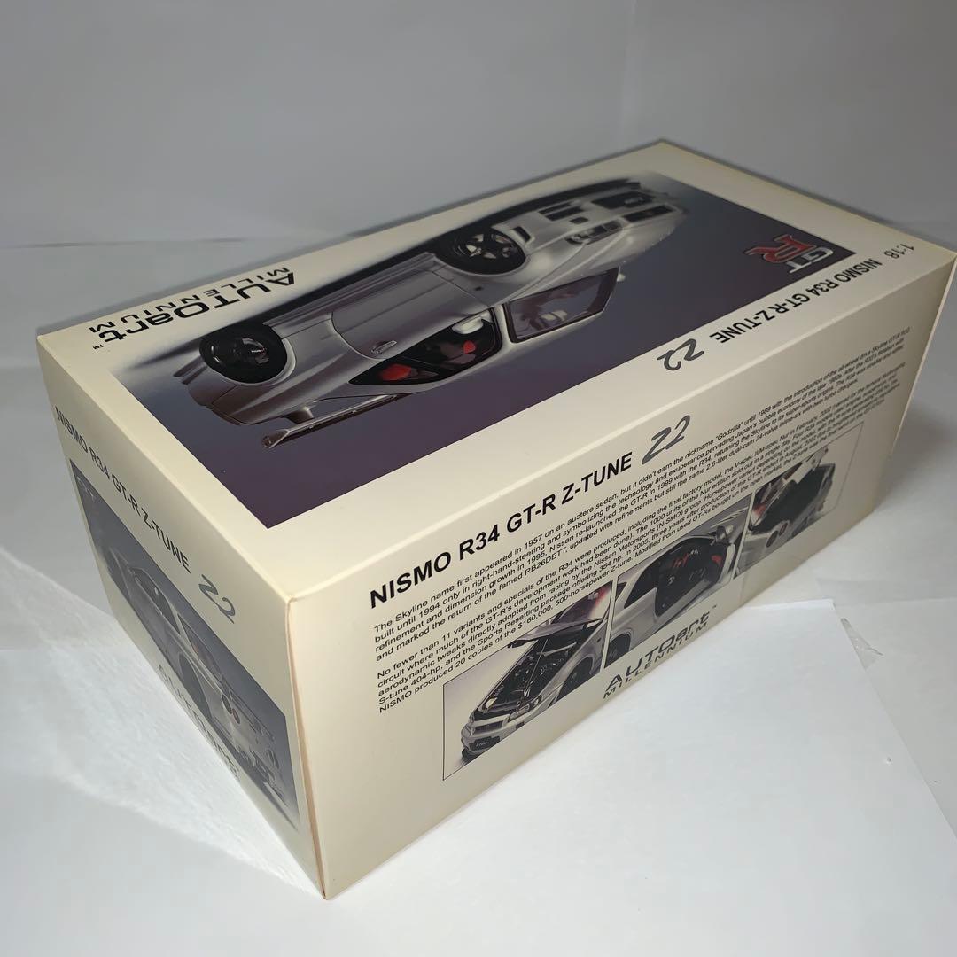 autoart 1/18 日産 ニスモ GTR R34 ZーTUNE ミレニアム