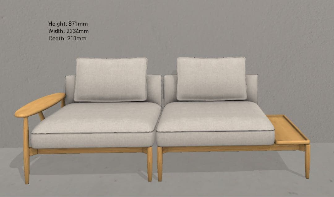 ②CARL HANSEN & SON Embrace Sofa