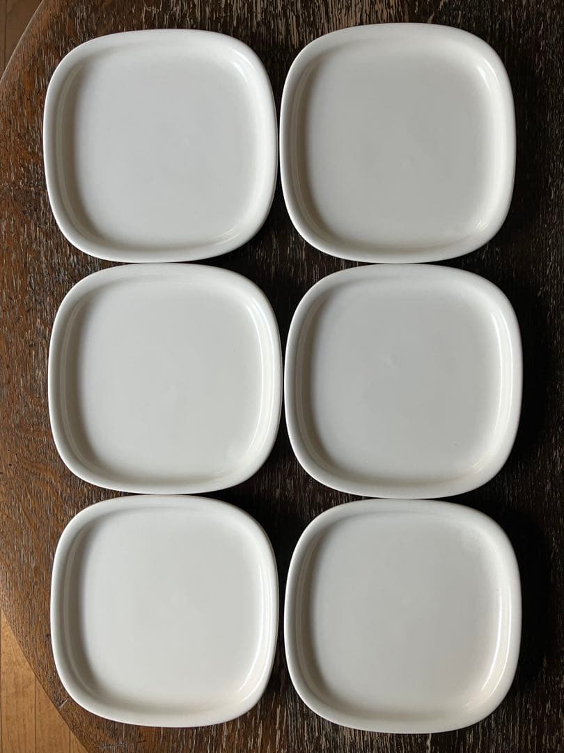 柳宗理 白黒食器シリーズ Plate 白 Sサイズ 6枚セット