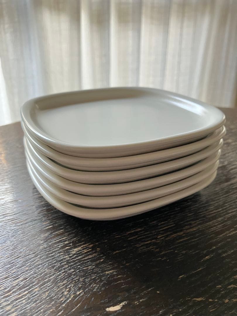 柳宗理 白黒食器シリーズ Plate 白 Sサイズ 6枚セット