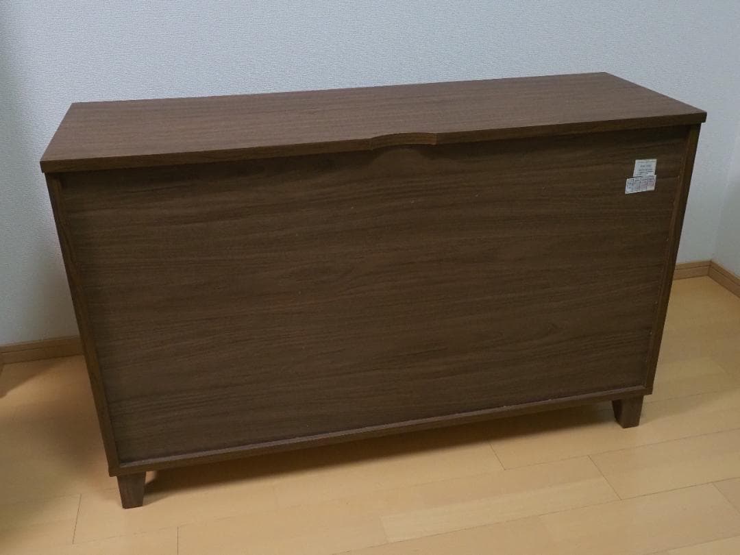 【中古】リビングボード 北欧 ローボード サイドボード 幅120 ウォールナット