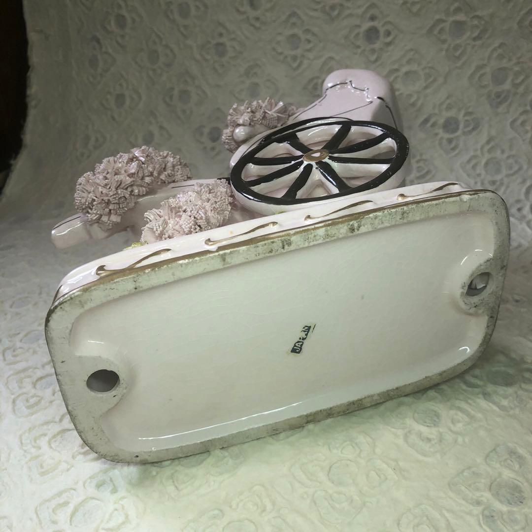 瀬戸ノベルティ プードルの置物 昭和レトロ