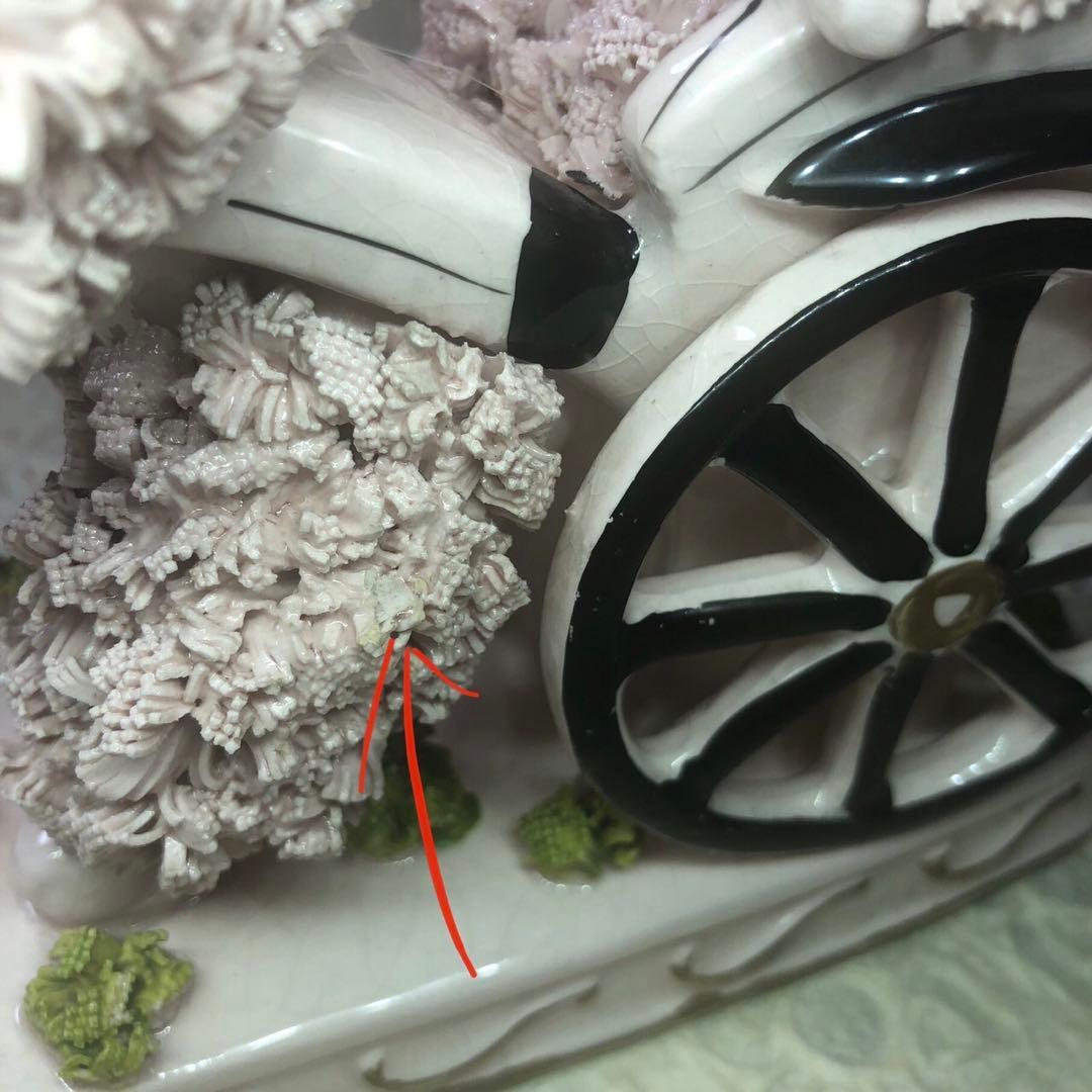 瀬戸ノベルティ プードルの置物 昭和レトロ