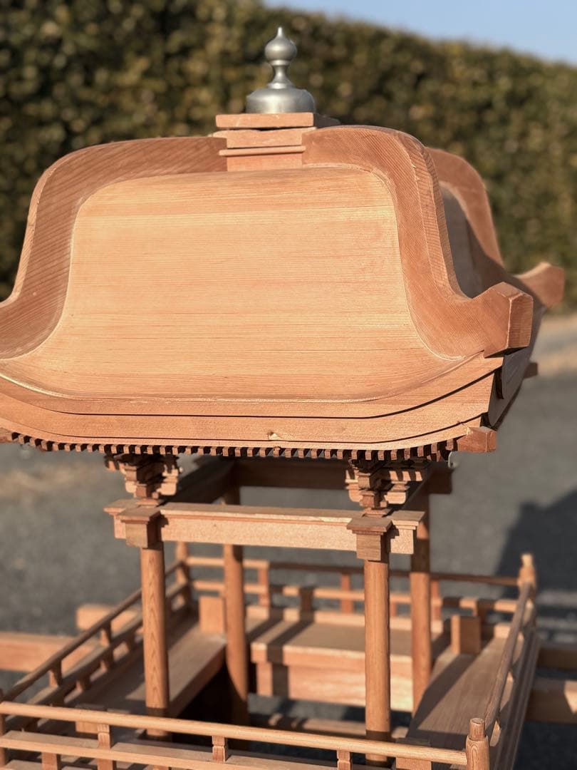 130cmビックサイズ♪ 近畿配達3千引 播州 屋台 祭 神輿 ミニチュア