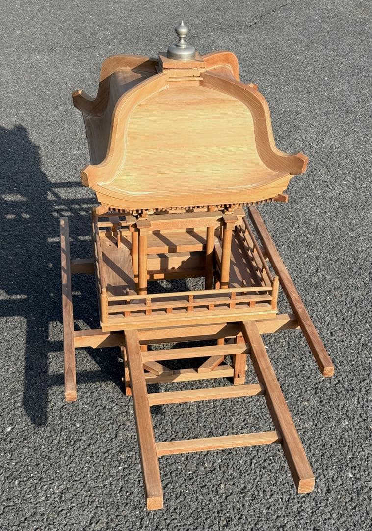 130cmビックサイズ♪ 近畿配達3千引 播州 屋台 祭 神輿 ミニチュア