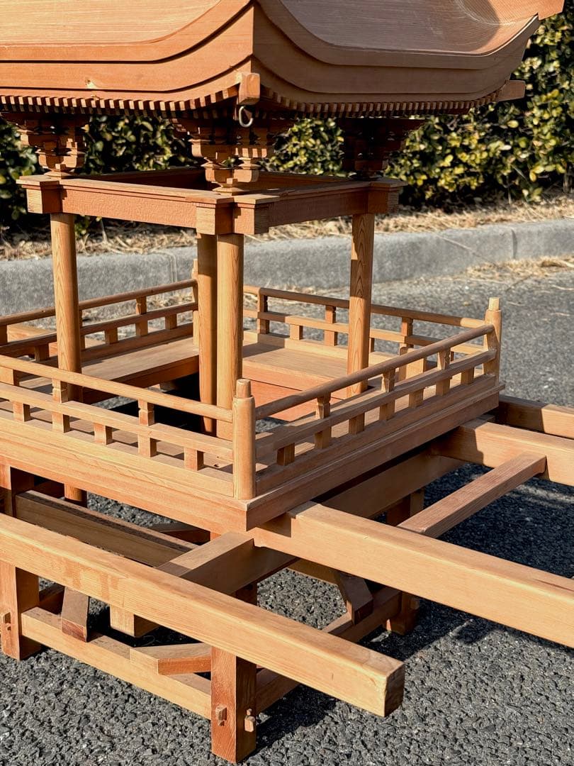 130cmビックサイズ♪ 近畿配達3千引 播州 屋台 祭 神輿 ミニチュア