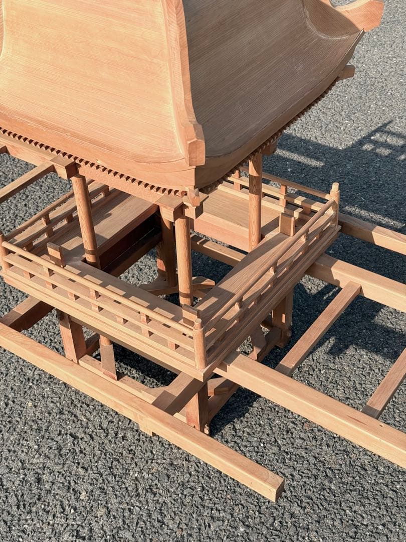 130cmビックサイズ♪ 近畿配達3千引 播州 屋台 祭 神輿 ミニチュア