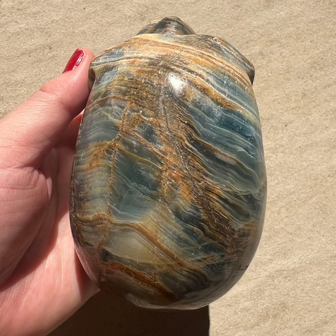 ブルーオニキス　スカル